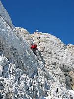 Stau Richtung Gipfel